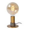 Lucide MARIT - Lampe de table - 1xE27 - Or Mat / Laiton