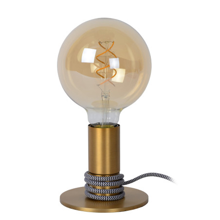 Lucide MARIT - Lampe de table - 1xE27 - Or Mat / Laiton