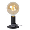 Lucide MARIT - Lampe de table - 1xE27 - Noir