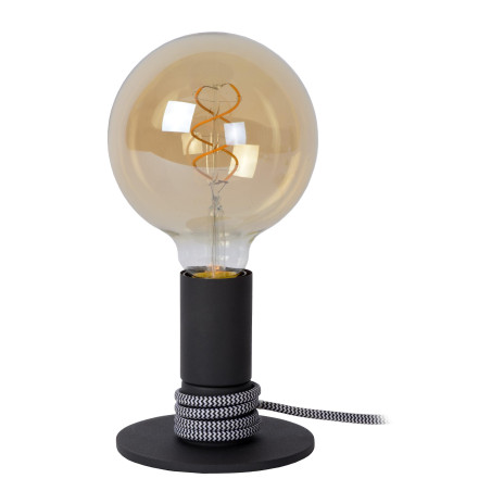 Lucide MARIT - Lampe de table - 1xE27 - Noir