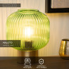 Lucide MALOTO - Lampe de table - Ø 20 cm - 1xE27 - Vert