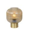Lucide MALOTO - Lampe de table - Ø 20 cm - 1xE27 - Ambre