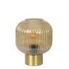 Lucide MALOTO - Lampe de table - Ø 20 cm - 1xE27 - Ambre