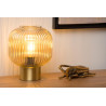 Lucide MALOTO - Lampe de table - Ø 20 cm - 1xE27 - Ambre