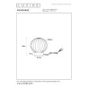 Lucide MONSARAZ - Lampe de table - Ø 25 cm - 1xE27 - Vert