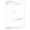 Lucide JOANET - Lampe de table - Ø 22 cm - 1xE27 - Fumé