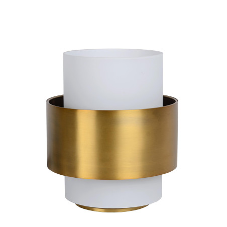 Lucide FIRMIN - Lampe de table - Ø 20 cm - 1xE27 - Or Mat / Laiton