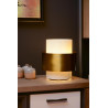 Lucide FIRMIN - Lampe de table - Ø 20 cm - 1xE27 - Or Mat / Laiton
