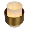 Lucide FIRMIN - Lampe de table - Ø 20 cm - 1xE27 - Or Mat / Laiton