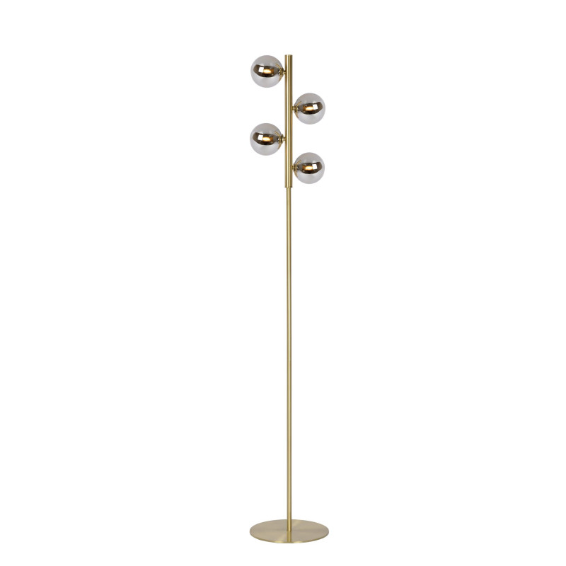 Lucide TYCHO - Lampadaire - 4xG9 - Or Mat / Laiton