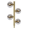 Lucide TYCHO - Lampadaire - 4xG9 - Or Mat / Laiton