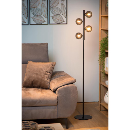 Lucide TYCHO - Lampadaire - 4xG9 - Noir