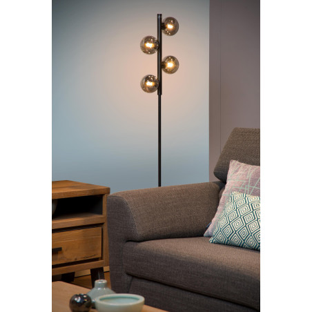 Lucide TYCHO - Lampadaire - 4xG9 - Noir