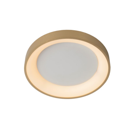 Lucide VIDAL - Plafonnier - Ø 28 cm - LED Dim. - 1x20W 2700K - Or Mat / Laiton