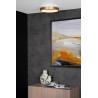 Lucide VIDAL - Plafonnier - Ø 28 cm - LED Dim. - 1x20W 2700K - Or Mat / Laiton