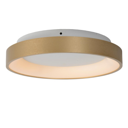Lucide VIDAL - Plafonnier - Ø 28 cm - LED Dim. - 1x20W 2700K - Or Mat / Laiton
