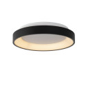 Lucide VIDAL - Plafonnier - Ø 28 cm - LED Dim. - 1x20W 2700K - Noir