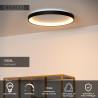 Lucide VIDAL - Plafonnier - Ø 48 cm - LED Dim. - 1x38W 2700K - Noir