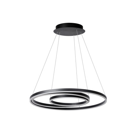 Lucide TRINITI - Suspension - Ø 80 cm - LED Dim. - 3000K - Noir