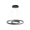Lucide TRINITI - Suspension - Ø 80 cm - LED Dim. - 3000K - Noir