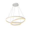 Lucide TRINITI - Suspension - Ø 80 cm - LED Dim. - 3000K - Blanc