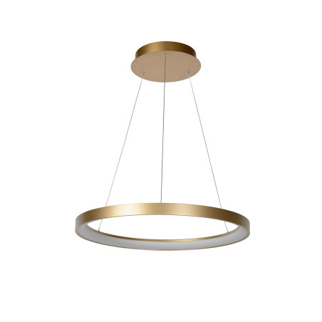 Lucide VIDAL - Suspension - Ø 58 cm - LED Dim. - 1x48W 2700K - Or Mat / Laiton