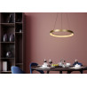 Lucide VIDAL - Suspension - Ø 58 cm - LED Dim. - 1x48W 2700K - Or Mat / Laiton