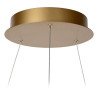 Lucide VIDAL - Suspension - Ø 58 cm - LED Dim. - 1x48W 2700K - Or Mat / Laiton