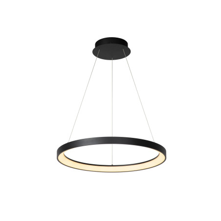 Lucide VIDAL - Suspension - Ø 58 cm - LED Dim. - 1x48W 2700K - Noir
