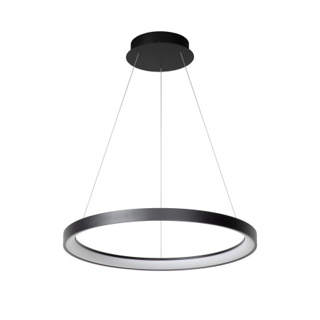 Lucide VIDAL - Suspension - Ø 58 cm - LED Dim. - 1x48W 2700K - Noir