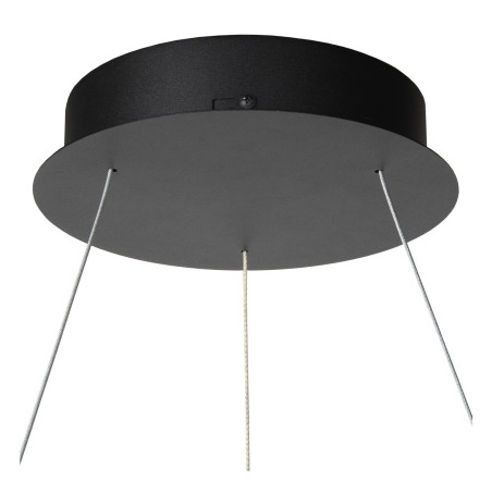 Lucide VIDAL - Suspension - Ø 58 cm - LED Dim. - 1x48W 2700K - Noir