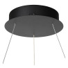 Lucide VIDAL - Suspension - Ø 58 cm - LED Dim. - 1x48W 2700K - Noir