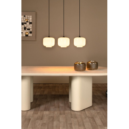 Lucide MEDINE - Suspension - 3xE27 - Opalin