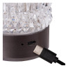 Lucide LILY - Lampe de table Rechargeable - Batterie/Piles - Ø 8 cm - LED 3 StepDim - 1x3W 2700K/3000K - Canon Fusil - Ensemble
