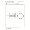 Lucide LILY - Lampe de table Rechargeable - Batterie/Piles - Ø 8 cm - LED 3 StepDim - 1x3W 2700K/3000K - Cuivre - Ensemble de 3
