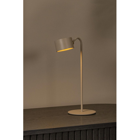 Lucide JOLAN - Lampe de bureau Rechargeable/Lampe à pince/Applique murale - Batterie/Piles - LED Dim to warm - 1x3,5W