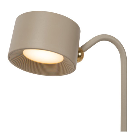 Lucide JOLAN - Lampe de bureau Rechargeable/Lampe à pince/Applique murale - Batterie/Piles - LED Dim to warm - 1x3,5W