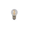 Lucide G45 - Ampoule filament - Ø 4,5 cm - LED Dim. - E27 - 1x4W 2700K - Transparent