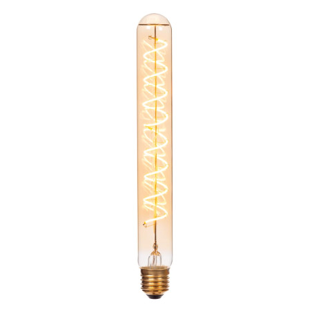 Lucide T32 - Ampoule filament - Ø 3,2 cm - E27 - 1x4,9W 2200K - Ambre - H 25 cm