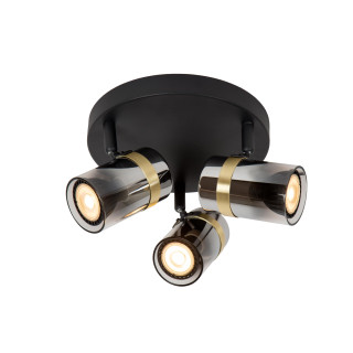Lucide UPTON - Spot plafond - 3xGU10 (MR16) - Fumé