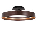 Lucide LEONARD - Plafonnier - Ø 54,5 cm - LED 3 StepDim - CCT - 1x35W 2200K/3000K - Café - Vibes