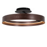 Lucide LEONARD - Plafonnier - Ø 54,5 cm - LED 3 StepDim - CCT - 1x35W 2200K/3000K - Café - Vibes