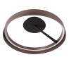 Lucide LEONARD - Plafonnier - Ø 54,5 cm - LED 3 StepDim - CCT - 1x35W 2200K/3000K - Café - Vibes