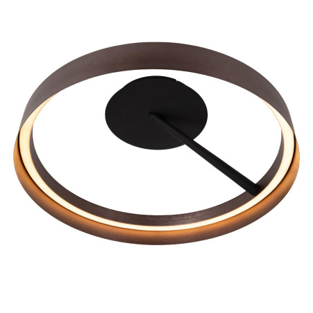 Lucide LEONARD - Plafonnier - Ø 54,5 cm - LED 3 StepDim - CCT - 1x35W 2200K/3000K - Café - Vibes
