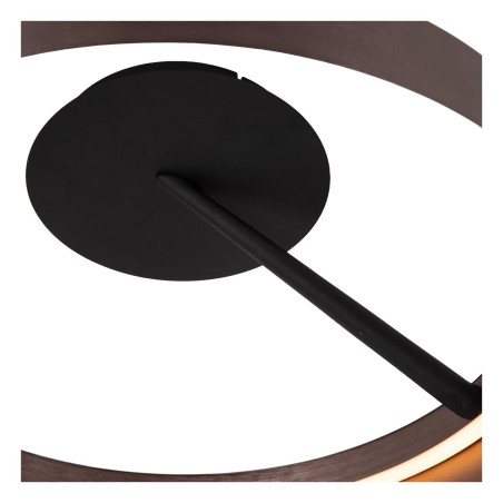 Lucide LEONARD - Plafonnier - Ø 54,5 cm - LED 3 StepDim - CCT - 1x35W 2200K/3000K - Café - Vibes