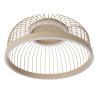 Lucide RIXANNE - Plafonnier - Ø 39 cm - LED 3 StepDim - CCT - 1x22W 2200K/4000K - Taupe - Vibes