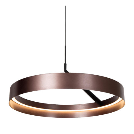 Lucide LEONARD - Suspension - Ø 54,5 cm - LED 3 StepDim - CCT - 1x36W 2200K/3000K - Café - Vibes