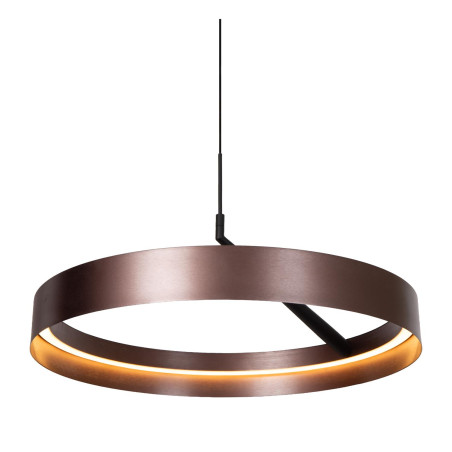 Lucide LEONARD - Suspension - Ø 54,5 cm - LED 3 StepDim - CCT - 1x36W 2200K/3000K - Café - Vibes