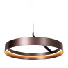 Lucide LEONARD - Suspension - Ø 54,5 cm - LED 3 StepDim - CCT - 1x36W 2200K/3000K - Café - Vibes