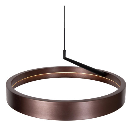 Lucide LEONARD - Suspension - Ø 54,5 cm - LED 3 StepDim - CCT - 1x36W 2200K/3000K - Café - Vibes